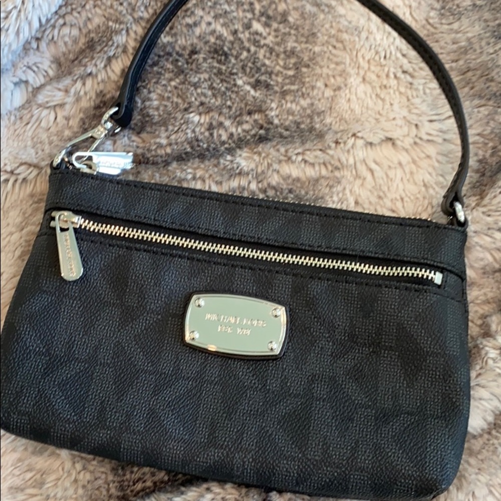 Small black Micheal Kors wristlet